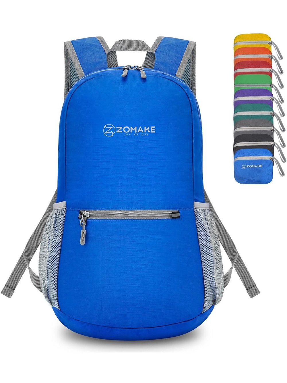 Blue Lightweight Foldable Backpack